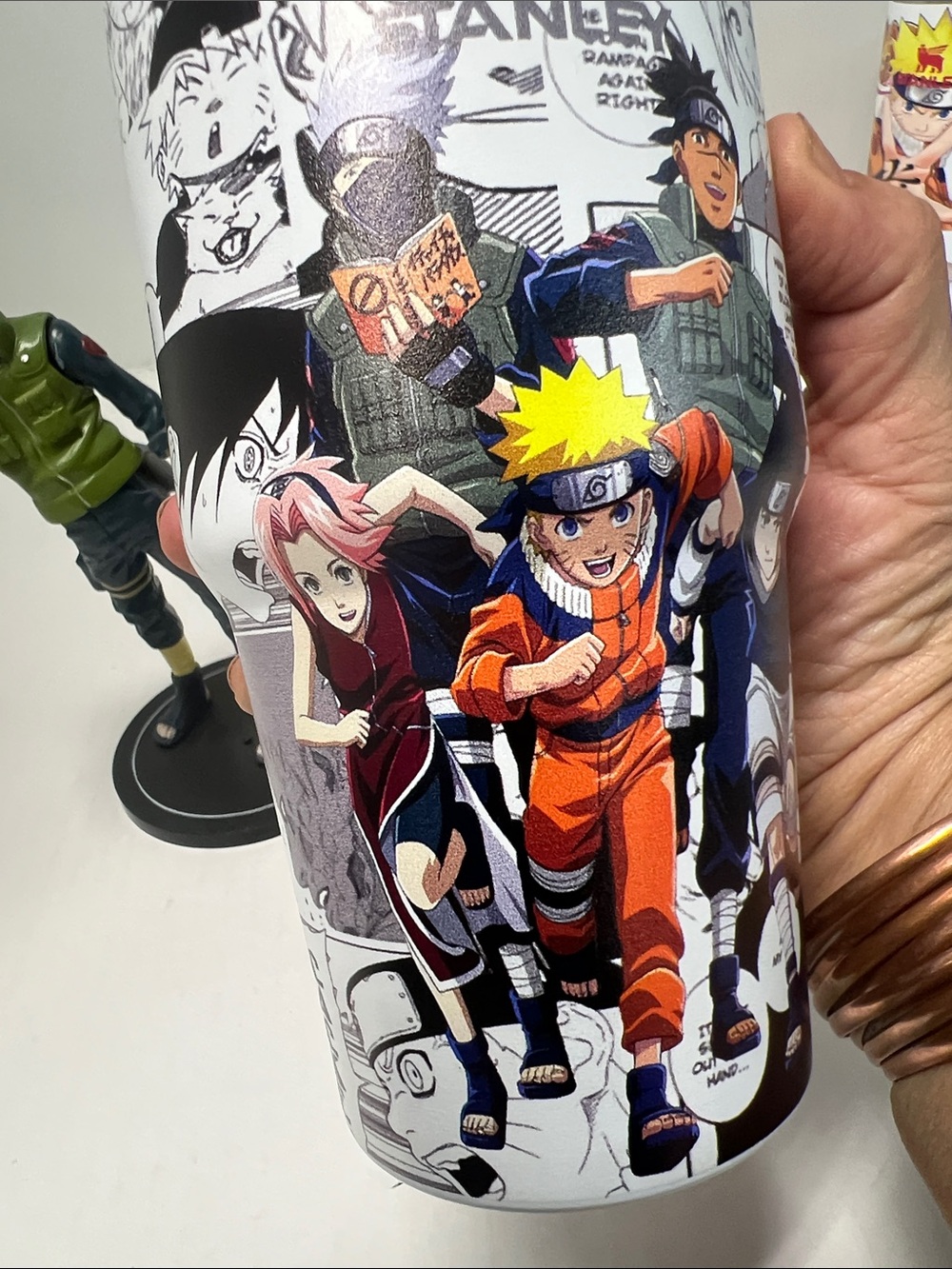Stanley Anime Graphic Tumbler – White, Orange, Green - Picture 2 of 10